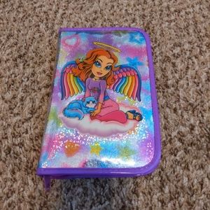 Lisa Frank vintage zipper planner- almost new, complete